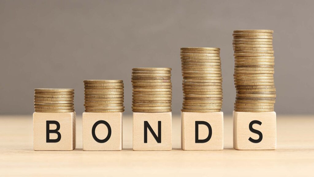 Coins on bonds blocks